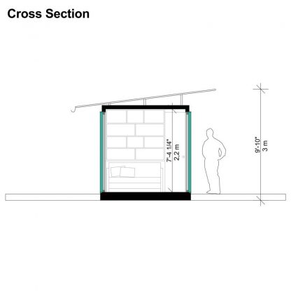 Planos de la casa contenedor de 40 pies - Imagen 9