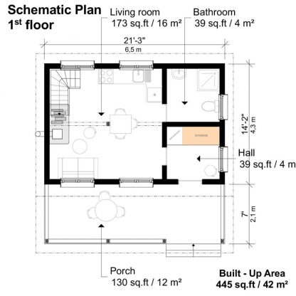 Planos de casa económica Brooklyn - Imagen 3