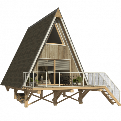 A-frame cabin blueprints, diy construction guide