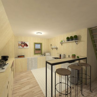 Planos de casa A-frame Evelyn - Imagen 8