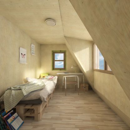 Planos de casa A-frame Evelyn - Imagen 10