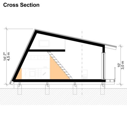 Planos de casa bunkie Cooper - Imagen 8