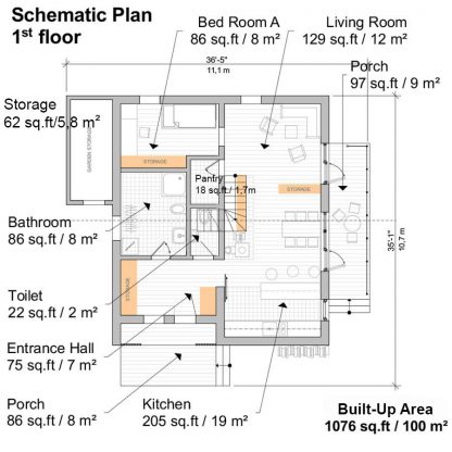 Planos de la casa con claristorio Thelma - Imagen 4