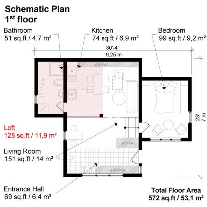 Planos del chalé Dorothy - Imagen 4