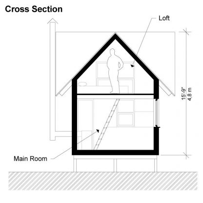 Planos de casita con desván Frances - Imagen 4