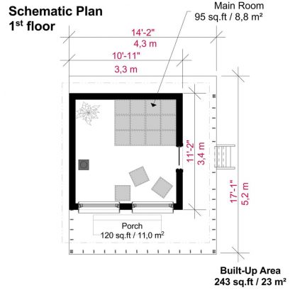 Planos de cabaña de jardin Jamie - Imagen 4