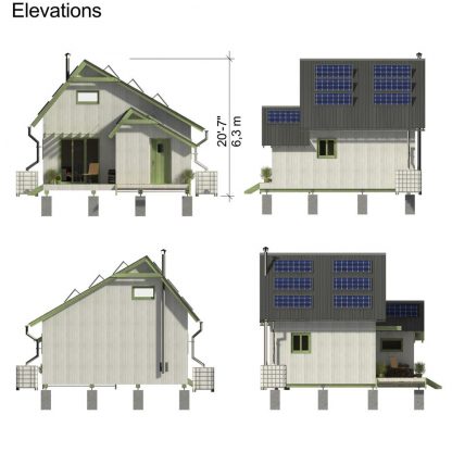 Planos de cabaña ecológica Nova - Imagen 7