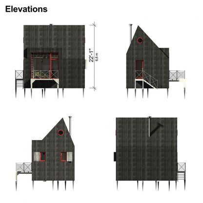 Planos de cabaña moderna Ella - Imagen 7