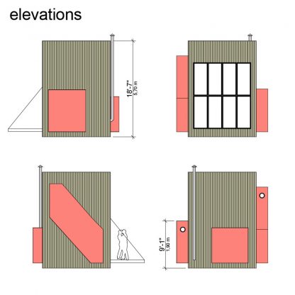 Planos de casa pequeña con tejado plano Bessie - Imagen 6