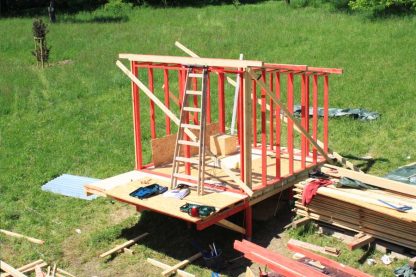 framing wall DIY wooden shed plans