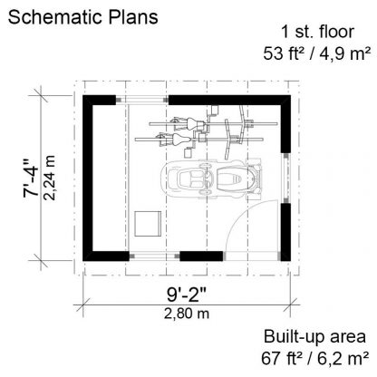 Planos de cobertizo de jardín Irish - Imagen 2