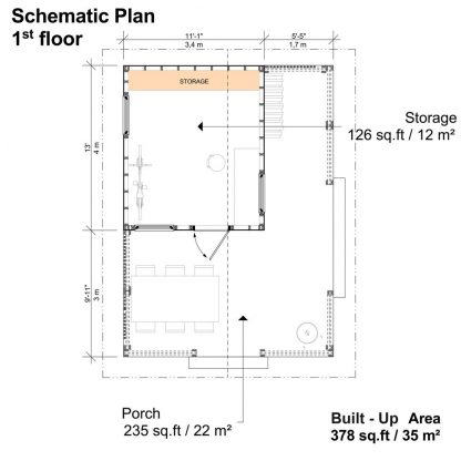 Planos de cobertizo de almacenamiento de jardín Tina - Imagen 2