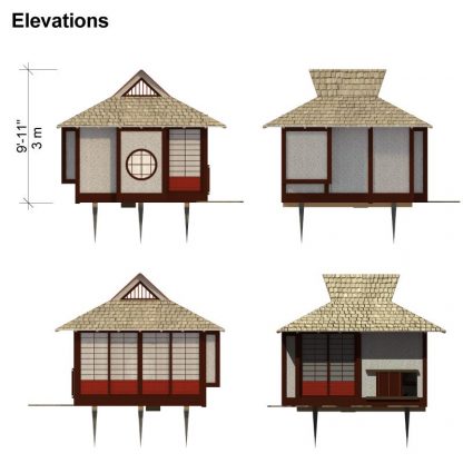 Planos de la casa de té japonesa - Imagen 10