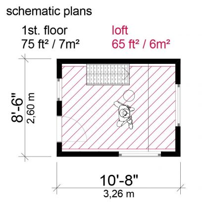 Planos de un cobertizo con tejado gambrel Sonja - Imagen 7