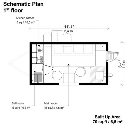 Planos de tiny house Magenta - Imagen 4