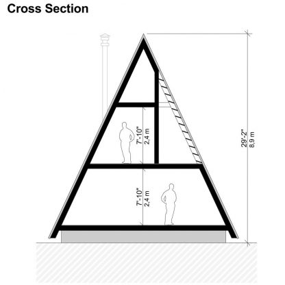 Planos de casa moderna A-frame Rebecca - Imagen 9