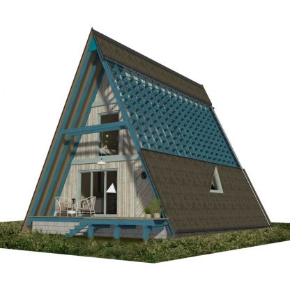 Planos de casa moderna A-frame Rebecca - Imagen 2