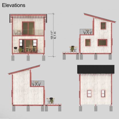 Planos de cabaña moderna Victoria - Imagen 6