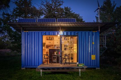 Planos de off-the-grid HC casa de contenedor Gaia - Imagen 3