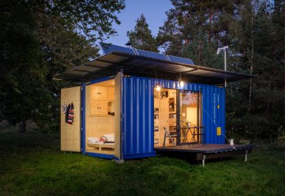 Planos de off-the-grid HC casa de contenedor Gaia - Imagen 4