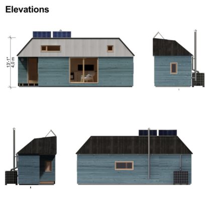 Planos de casa pequeña off-the-grid Eli - Imagen 6