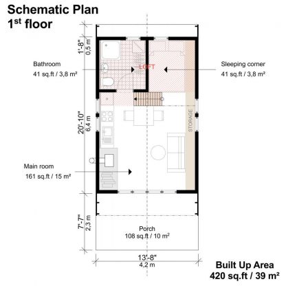 Planos de casa tipo pod Aria - Imagen 5