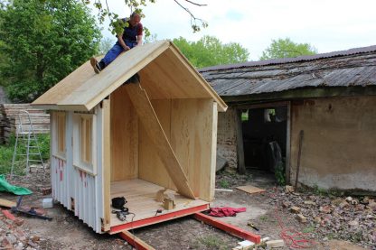 prefab roof panels installation