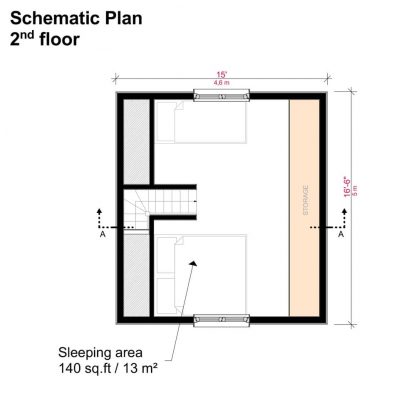 Planos de la cabaña escandinava Maja - Imagen 5