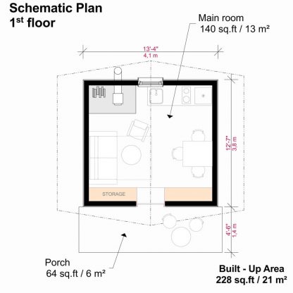 Planos de construcción de cobertizo Leah - Imagen 6