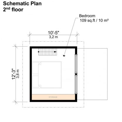 Planos de cobertizo y casa de huéspedes Joyce - Imagen 5