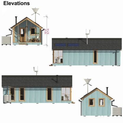 Planos de casa sencilla de un dormitorio Eliana - Imagen 7