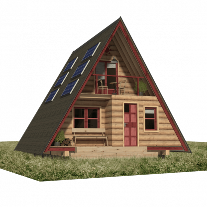 a-frame cabin plans, step by step construction guide with blueprints