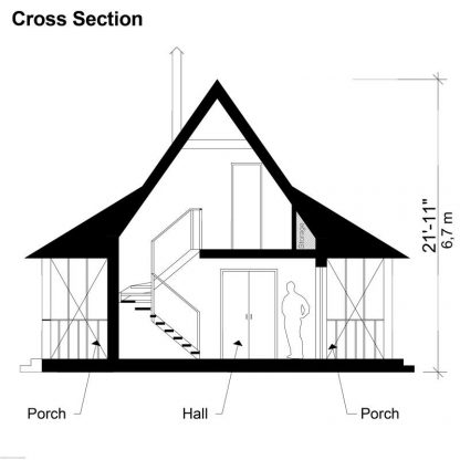 Planos de casa pequeña con porches Gloria - Imagen 8