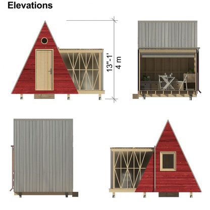 Planos de A-Frame casa Paula - Imagen 6